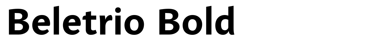 Beletrio Bold